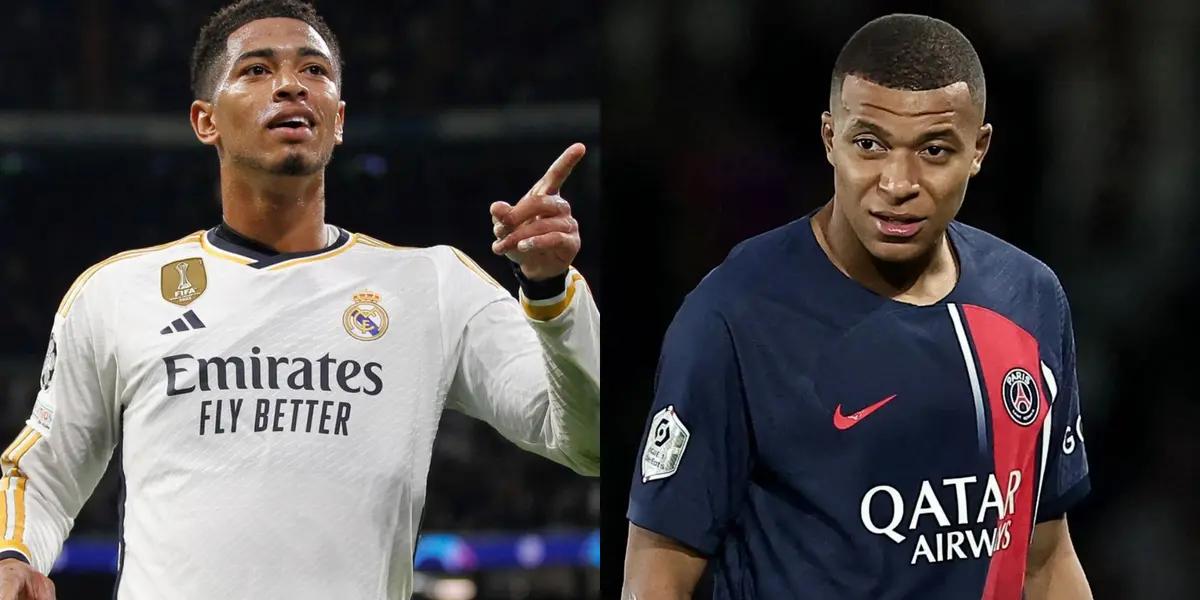 Jude Bellingham is ahead of Kylian Mbappe in a surprising ranking.