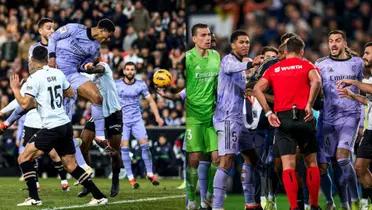 Jude Bellingham scored just after the full time whistle and received a red card after the game.