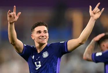 Julian Alvarez shone in an important way against the Peruvian team