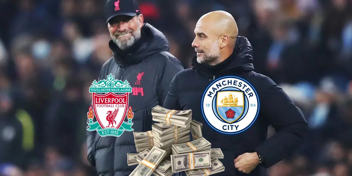 Jurgen Klopp and Pep Guardiola are two of the most paid managers monthly.