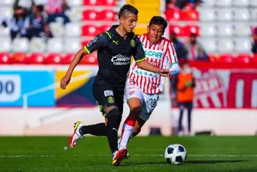 Just as the second half started, Alvarado scored his first goal wearing the rojiblanco jersey.