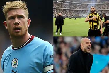 Kevin De Bruyne could leave Manchester City to go to Arabia, Pep Guardiola does not like it