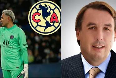 Keylor Navas expressed his desire to play for Club América and his words surprised the fans