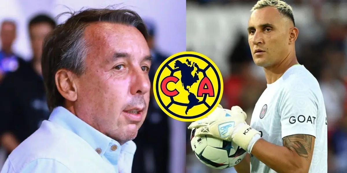 Keylor Navas' name appears on the table at Club America and the 3 conditions he would have to accept