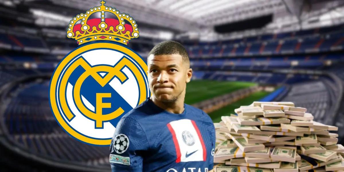 Kylian Mbappé during a Champions League match with Paris Saint-Germain