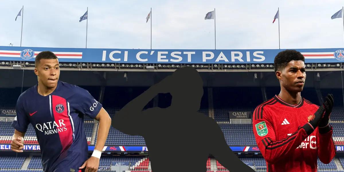 Kylian Mbappé focused in a PSG match this season.