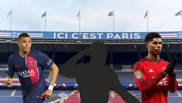 Kylian Mbappé focused in a PSG match this season.