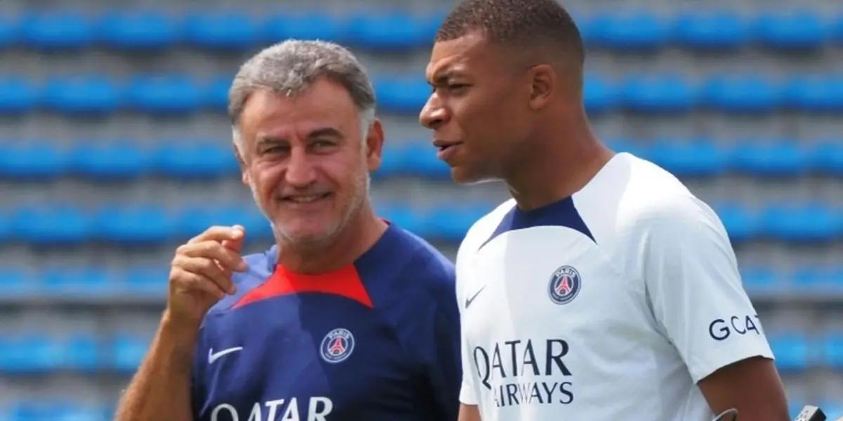 Kylian Mbappe had problems this weekend with the PSG coach