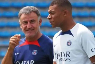 Kylian Mbappe had problems this weekend with the PSG coach