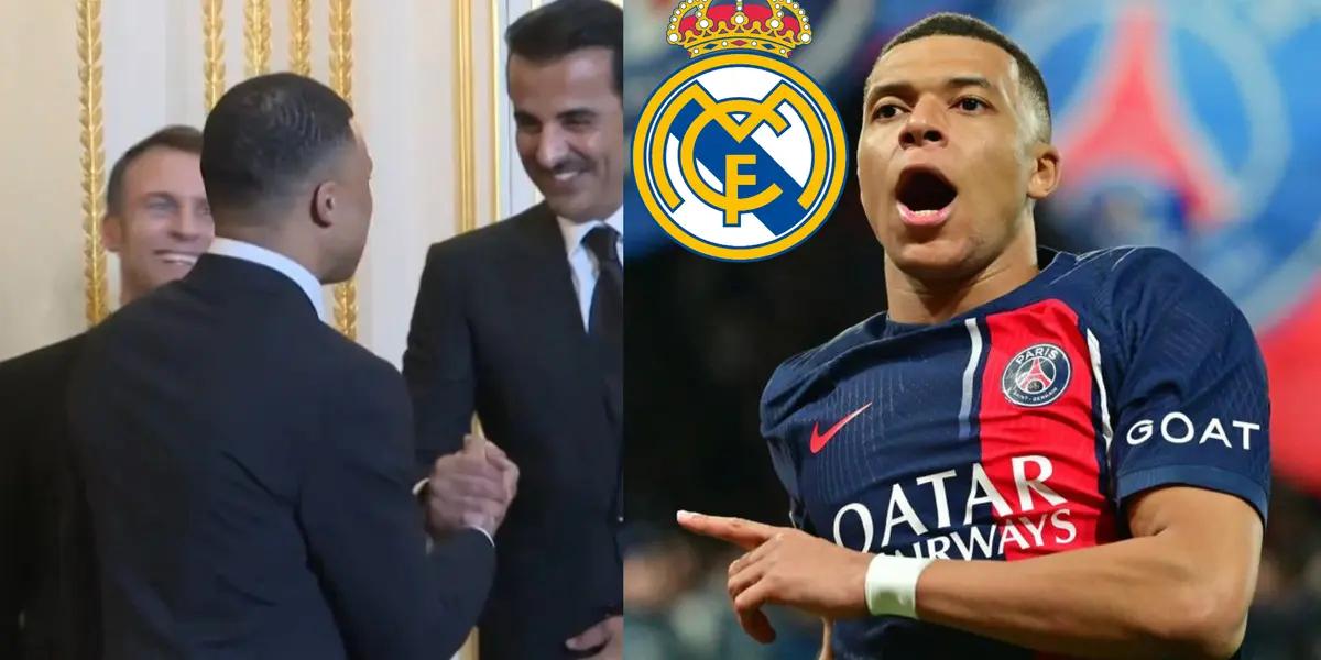 Kylian Mbappé is having dinner with the Emir of Qatar, and now some words from the dinner have been revealed.