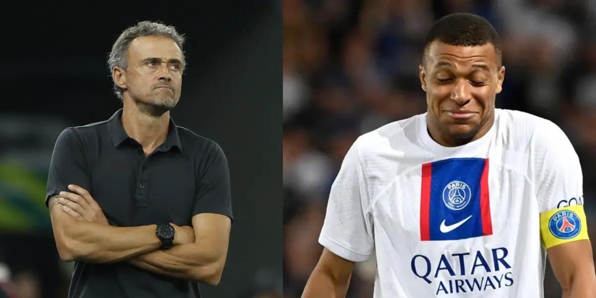 Kylian Mbappe was left on the bench,