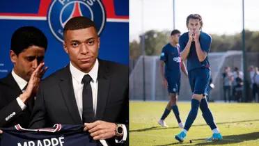 Kylian Mbappe will be leaving PSG this summer but his brother might not.