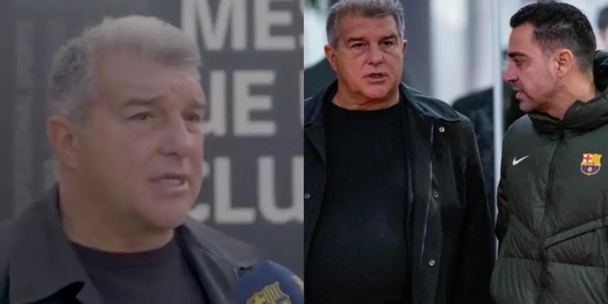 Laporta does not want Xavi to leave but the Spanish manager is firm with his decision.