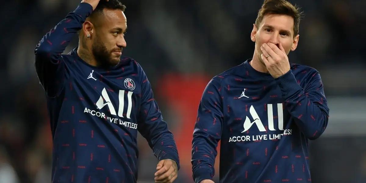 Leo Messi arrived in PSG to give hope and guidance to his teammate and friend Neymar.