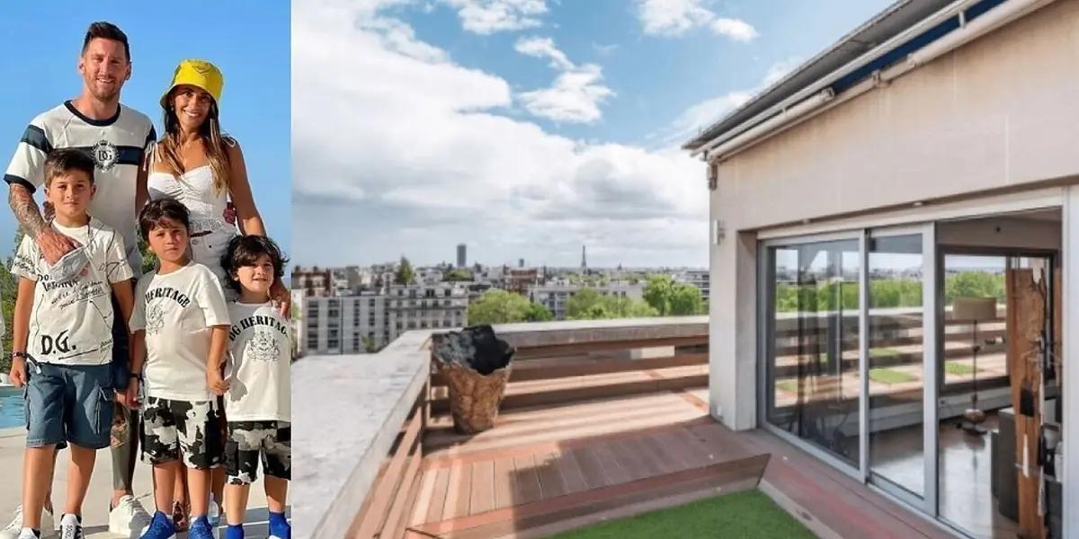 Lionel Messi and his family will move away from the five star Royal Monceau hotel to their new rented home in the Neuilly-sur-Seine area of Paris after finally settling for the new apartment.
