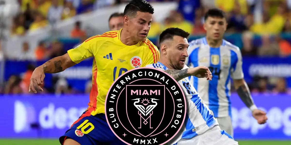 Lionel Messi and James Rodríguez / Foto: Onefootball