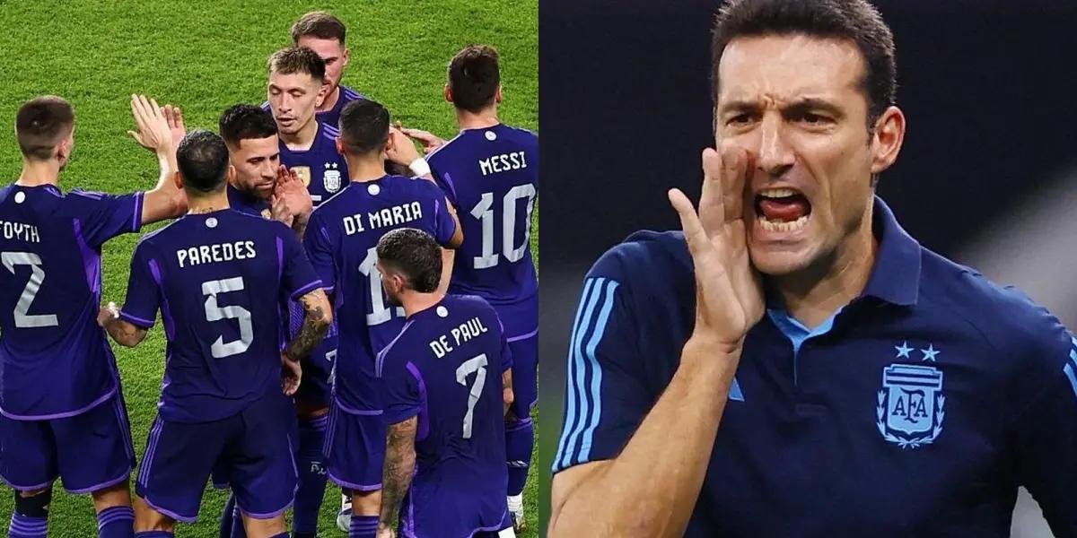 Lionel Messi and Scaloni gave everyone some bad news.