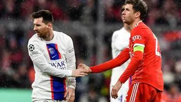 Lionel Messi and Thomas Muller played a Champions League match in 2023