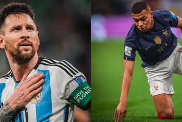 Lionel Messi found out he was going to face Mbappe in the final.