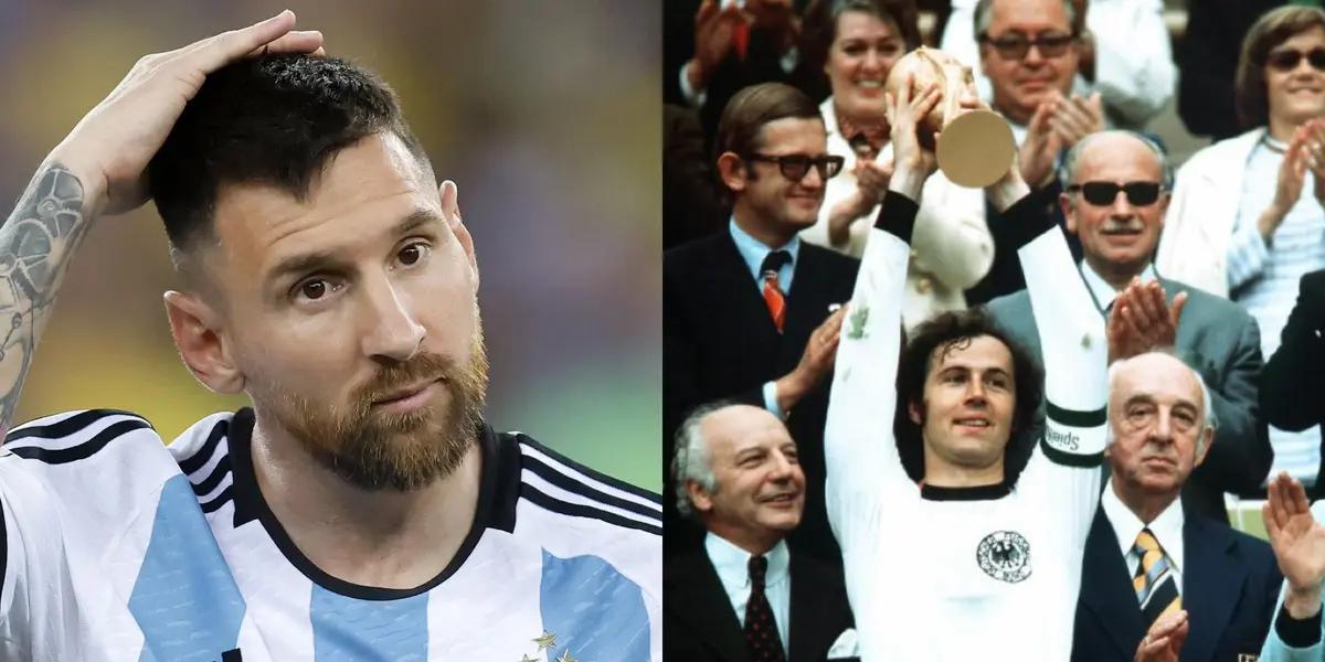 Lionel Messi had something to say about the legend's passing.