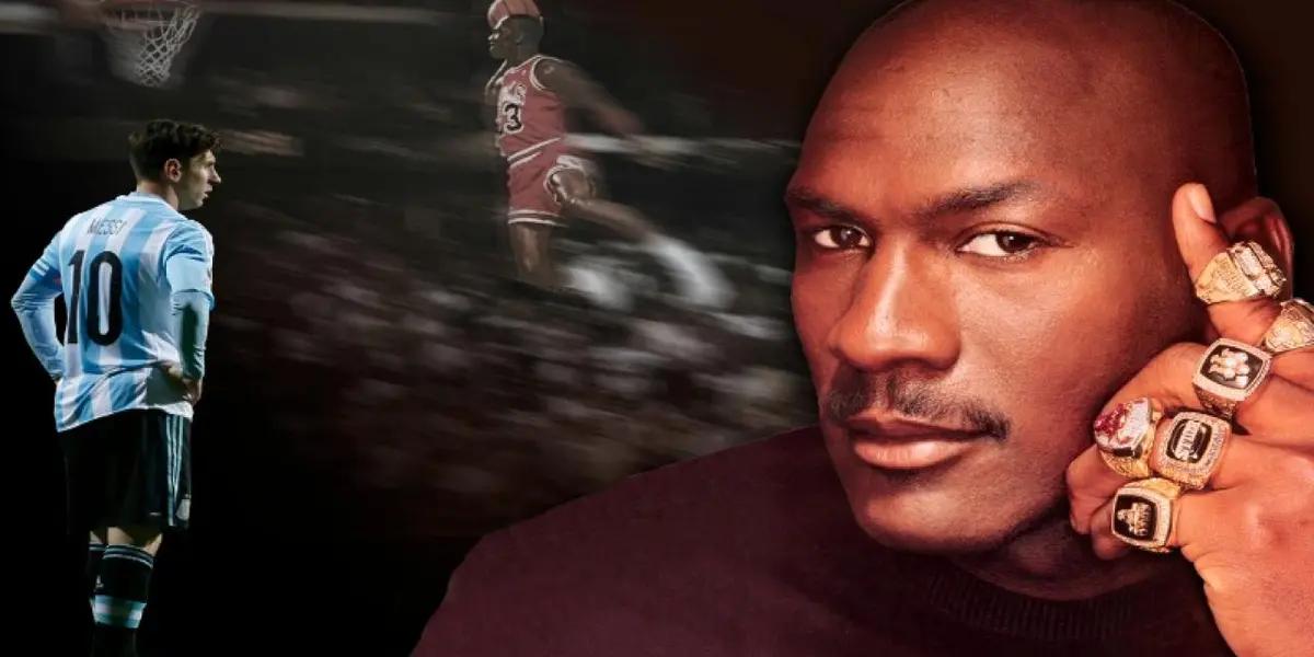 Lionel Messi is all the rage in Paris and sales of his jersey have broken all records. Michael Jordan, the best basketball player of all time, was benefited with the arrival of the best soccer player and both were very happy.