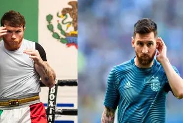 Lionel Messi is said to have kicked the Mexican jersey, now he responds to Canelo Álvarez's threats