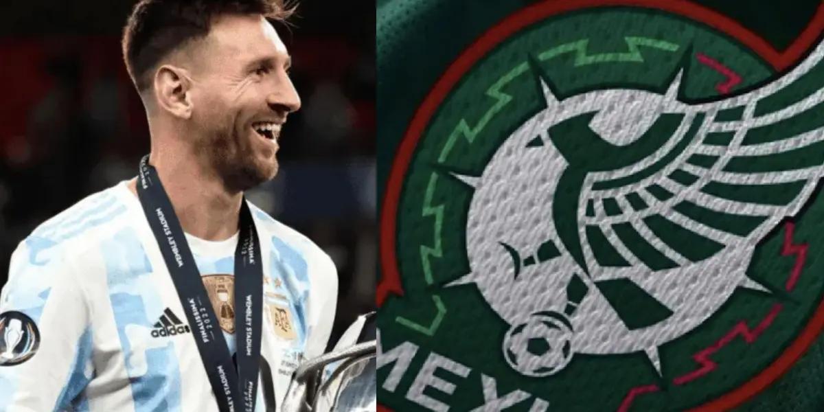 Lionel Messi recognized the talent of a Mexican player. He was critical of a match in which El Tri dominated. He congratulated one.