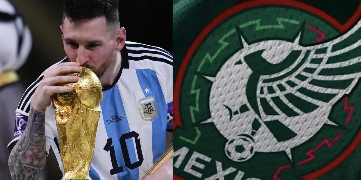 Lionel Messi, reigning World Cup champion, respects Mexican player; he even gave him a gift