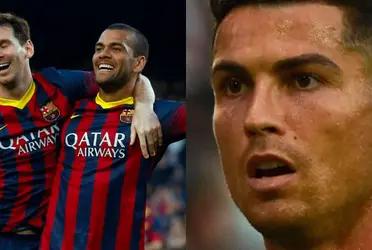 Lionel Messi suffered an unexpected betrayal by his friend Dani Alves.