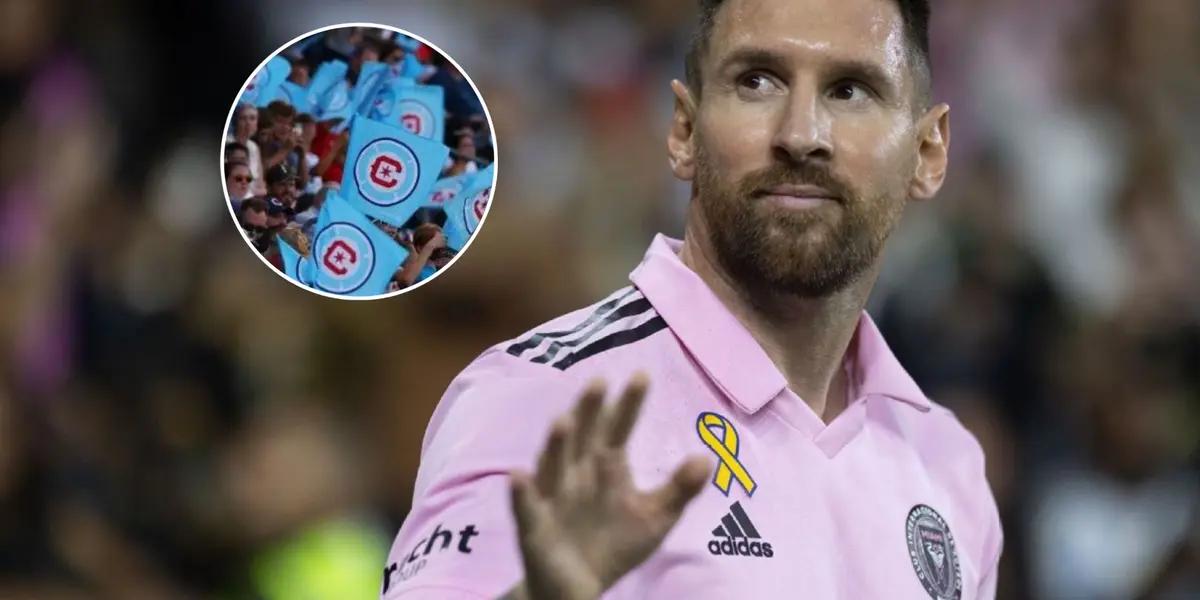 Lionel Messi was not present on the last MLS date against Chicago Fire and generated discontent among the fans.