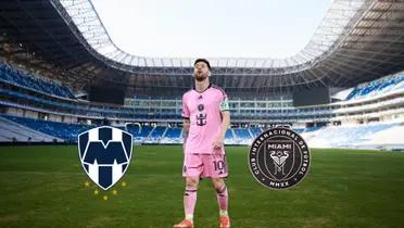 Lionel Messi was unhappy at the Monterrey Stadium in the Monterrey v Inter Miami.