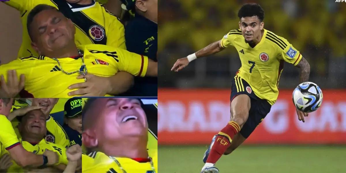 Luis Diaz's father was truly happy about his son's performance.