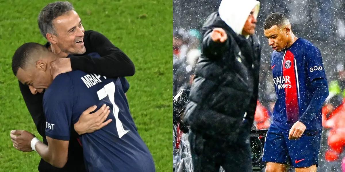 Luis Enrique seems to have a great relationship with Kylian Mbappé despite the rumors of them not getting along.