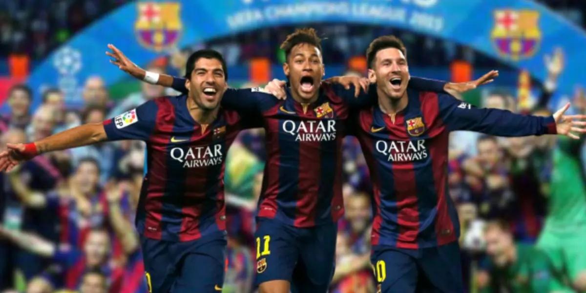 Luis Suárez - Neymar Jr. - Lionel Messi (Photo: FC Barcelona)