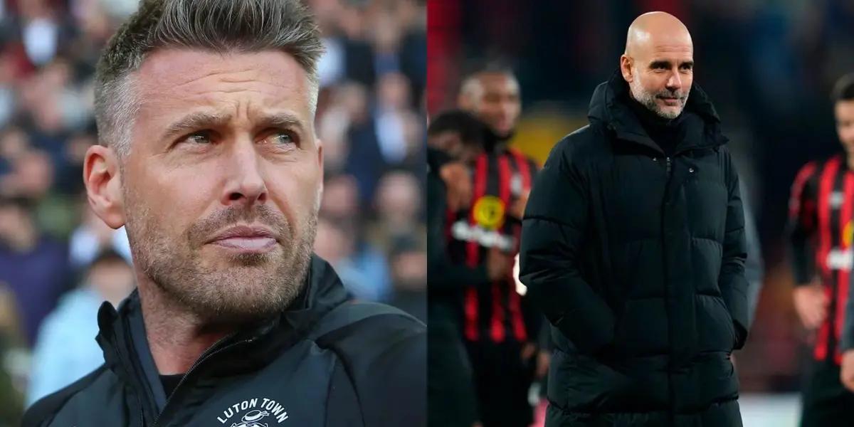 Luton Town and Manchester City reveal their starting line ups for FA Cup game.