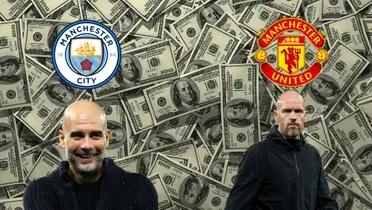 Manchester City and Manchester United are two of the wealthiest clubs in the Premier League.