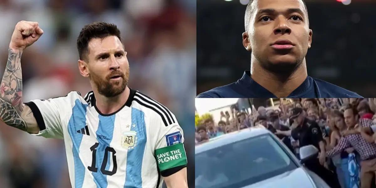 Many fans invaded Lionel Messi's house in Rosario, and this is how the player reacted