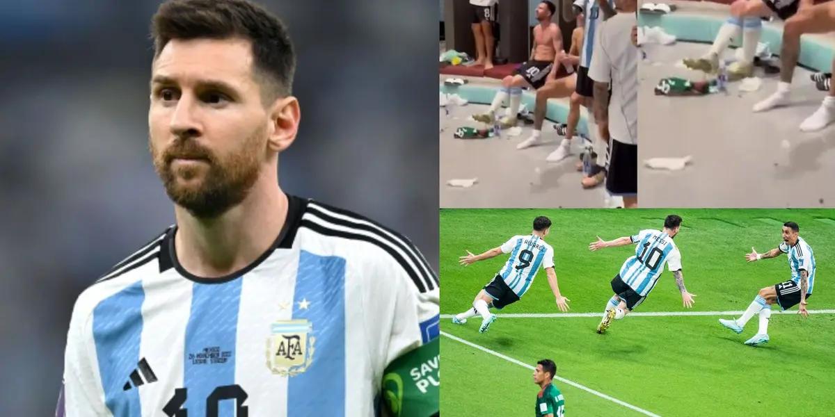 Messi again in controversy for stepping on the shirt, now it is known whose shirt it was.