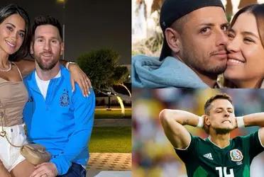 Messi is still happy with Antonela, while Chicharito suffers with his ex-wife