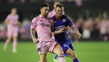 Messi vs Rotondi | Photo: @LeaguesCup