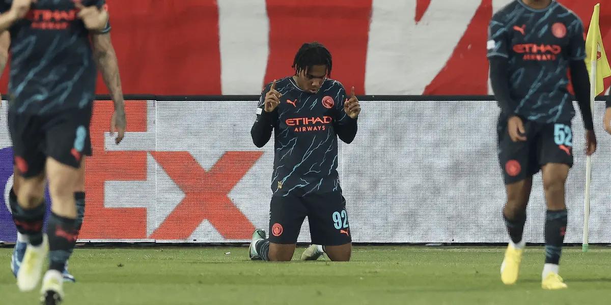 Micah Hamilton made his debut this Wednesday as a scorer for Manchester City in his debut with the first team.