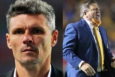 Miguel Herrera doesn't like to lose and lashed out at Ortiz on his way to the Club America dressing room.