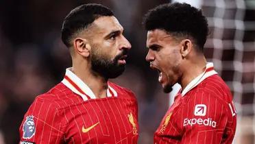 Mohamed Salah and Luis Díaz Photo: LFC