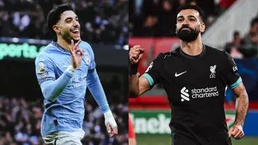 Mohamed Salah and Omar Marmoush | Photos: @PremierLeague