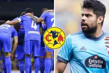 Néstor Araujo was presented as an América player and a Cruz Azul player reacted.