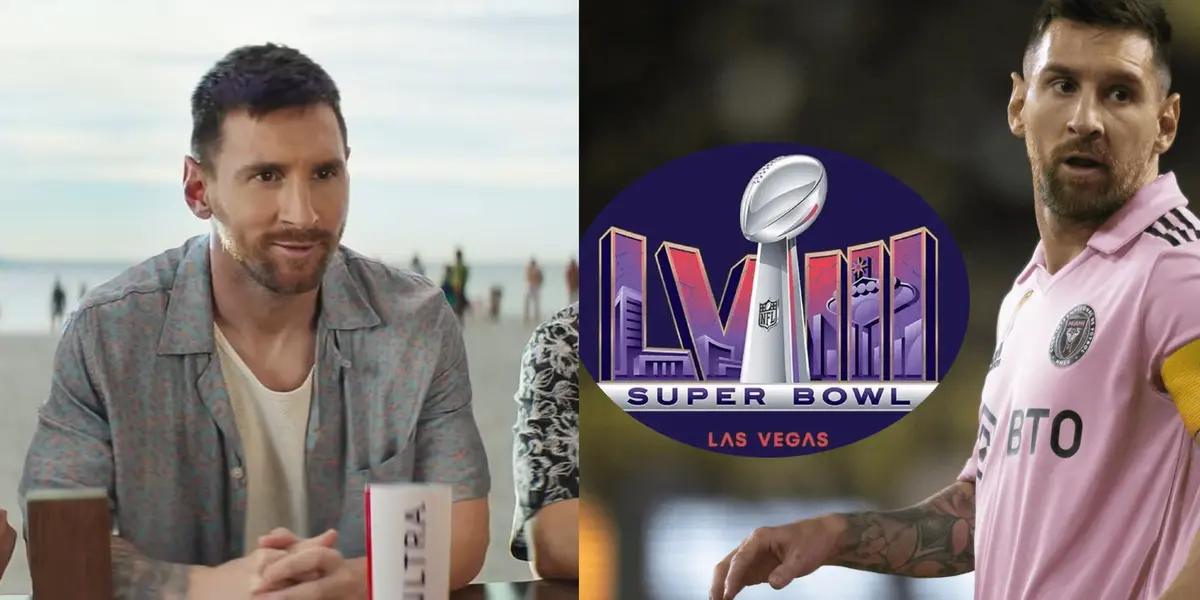 Never seen before! Messi's commercial for the Superbowl that has gone viral