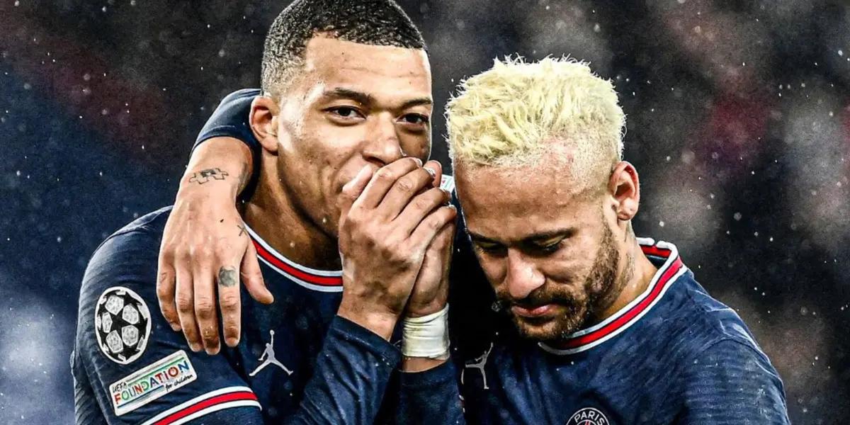 Neymar and Mbappe