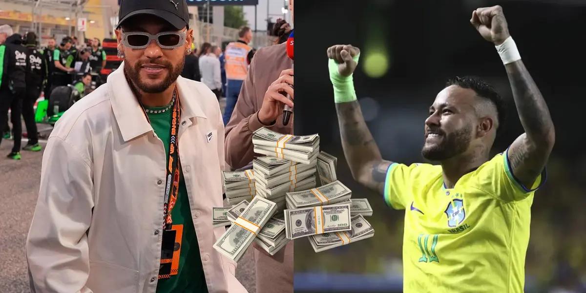 Neymar has found lots of financial success since he played for FC Barcelona and PSG.