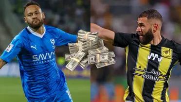 Neymar Jr and Karim Benzema joined the Saudi Pro League last summer.