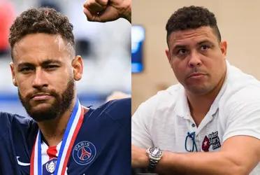 Neymar wants to position himself above Ronaldo Nazario and for that the PSG striker managed to snatch something very precious to the former Real Madrid striker
